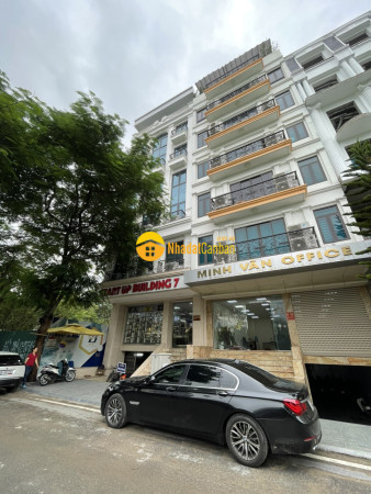 Bán gấp toà nhà mặt công viên cầu giấy trần thái tông dt 145m2 mt 7.8m. giá 85 tỷ