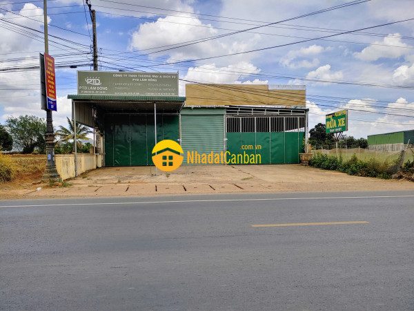 Bán nhà đất 1.640m2 mặt tiền ql 20 xã đức trọng, lâm đồng chỉ 13 tỷ tl