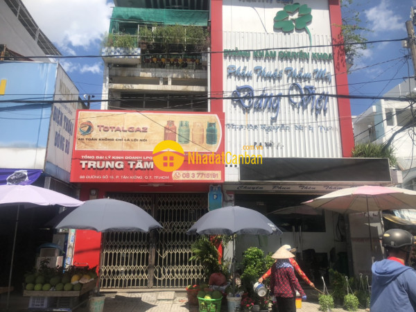 Nhà 7.6x19,7m đường 15 phường tân kiểng quận 7. trệt 2 lầu cho thuê 60trth