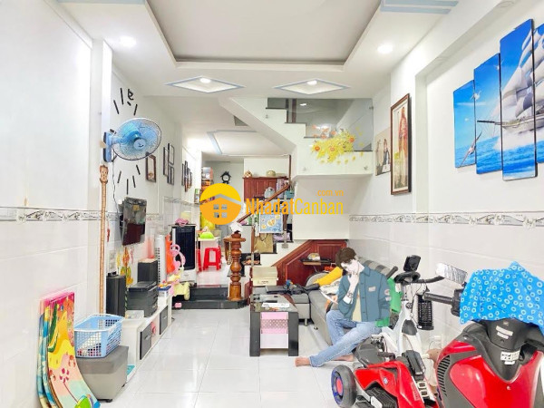 Bán nhà gò vấp, hẻm xe hơi gần mt lê đức thọ, gần chợ an nhơn, 64m2, 4pn, 5.2 tỷ tl